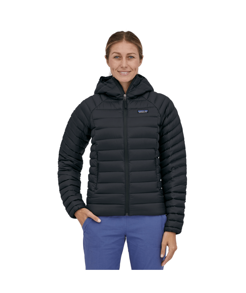 Women's Down Sweater Hoody in Black | Photo 12 | Patagonia