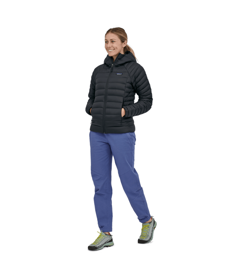 Women's Down Sweater Hoody in Black | Photo 14 | Patagonia