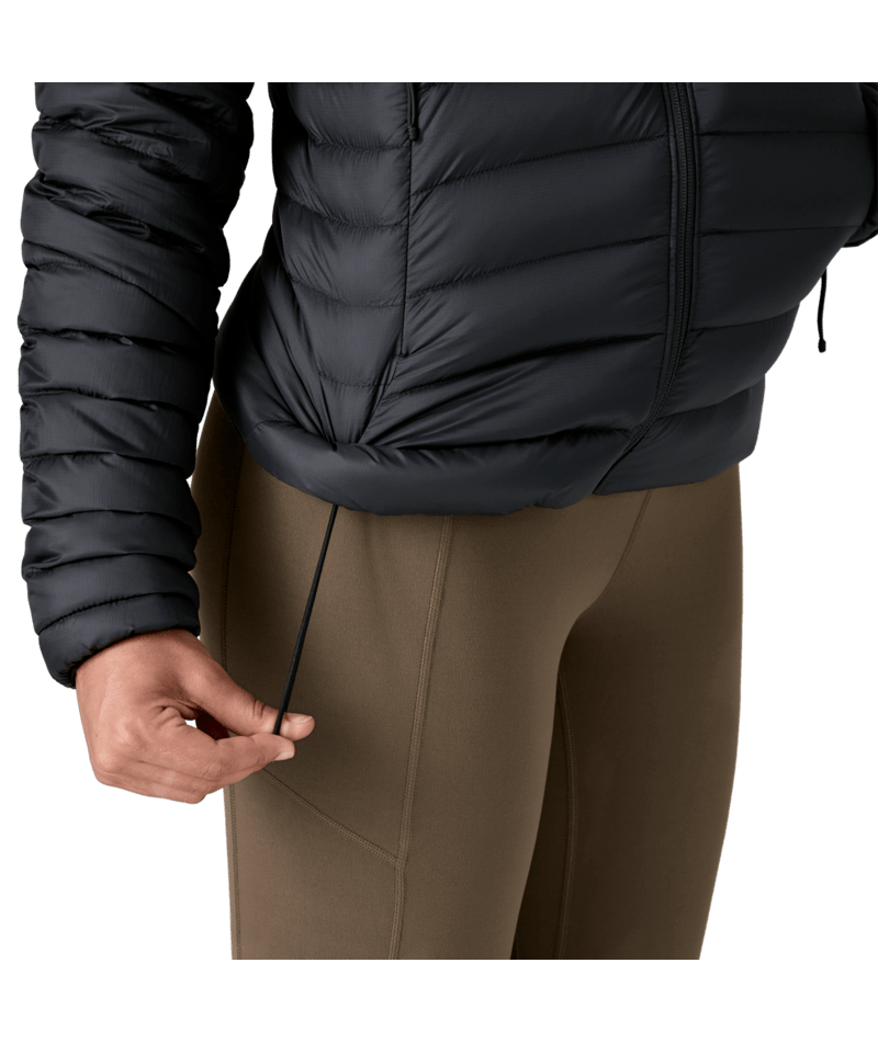 Women's Down Sweater Hoody in Black | Photo 15 | Patagonia