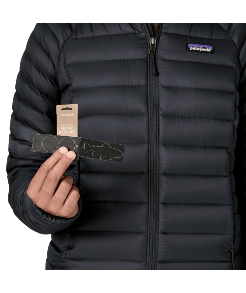 Women's Down Sweater Hoody in Black | Photo 17 | Patagonia
