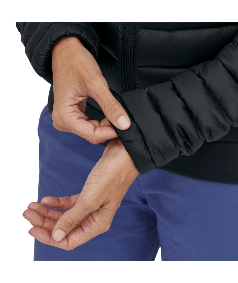 Women's Down Sweater Hoody in Black | Photo 20 | Patagonia