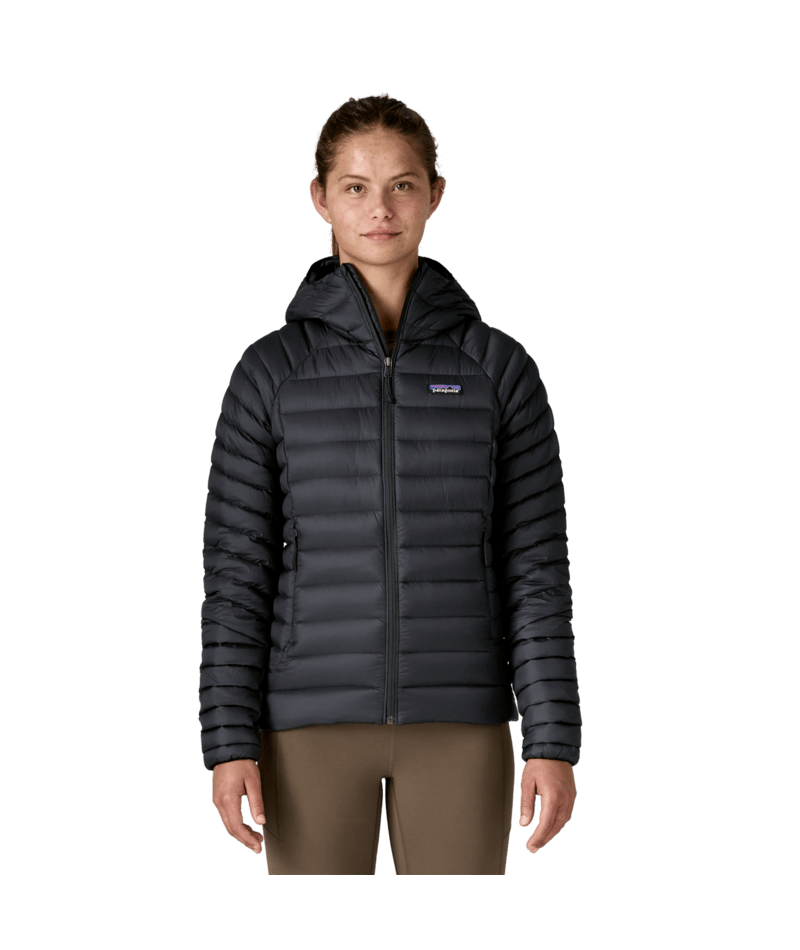 Women's Down Sweater Hoody in Black | Photo 2 | Patagonia