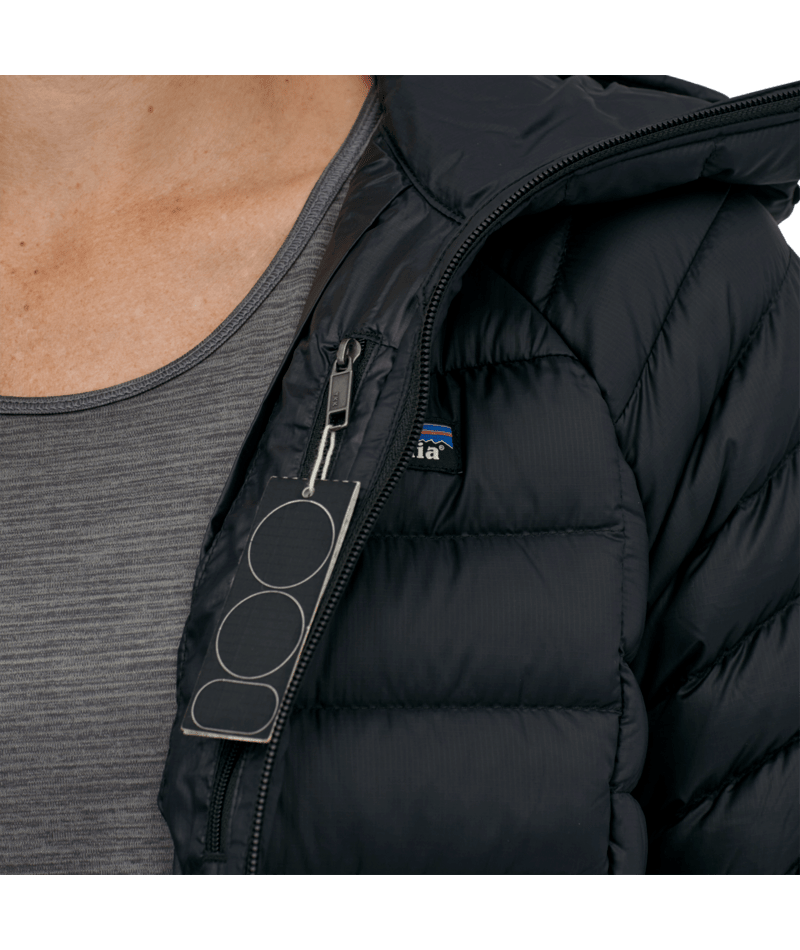 Women's Down Sweater Hoody in Black | Photo 22 | Patagonia