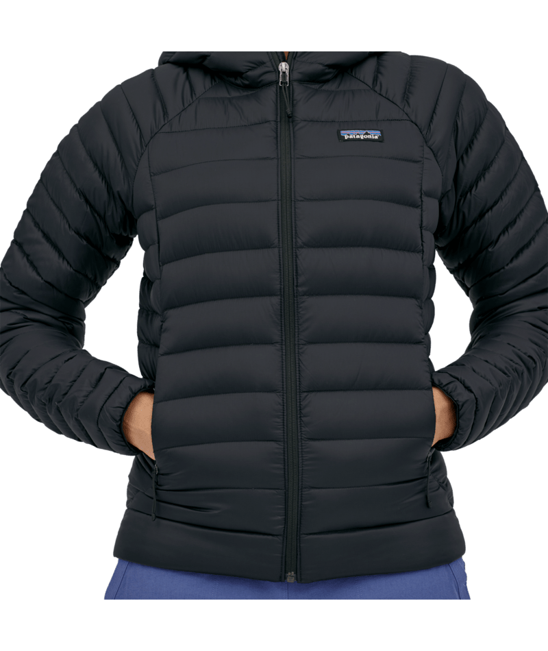 Women's Down Sweater Hoody in Black | Photo 23 | Patagonia