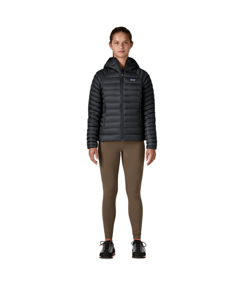 Women's Down Sweater Hoody in Black | Photo 4 | Patagonia
