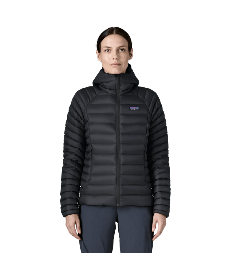 Women's Down Sweater Hoody in Black | Photo 8 | Patagonia