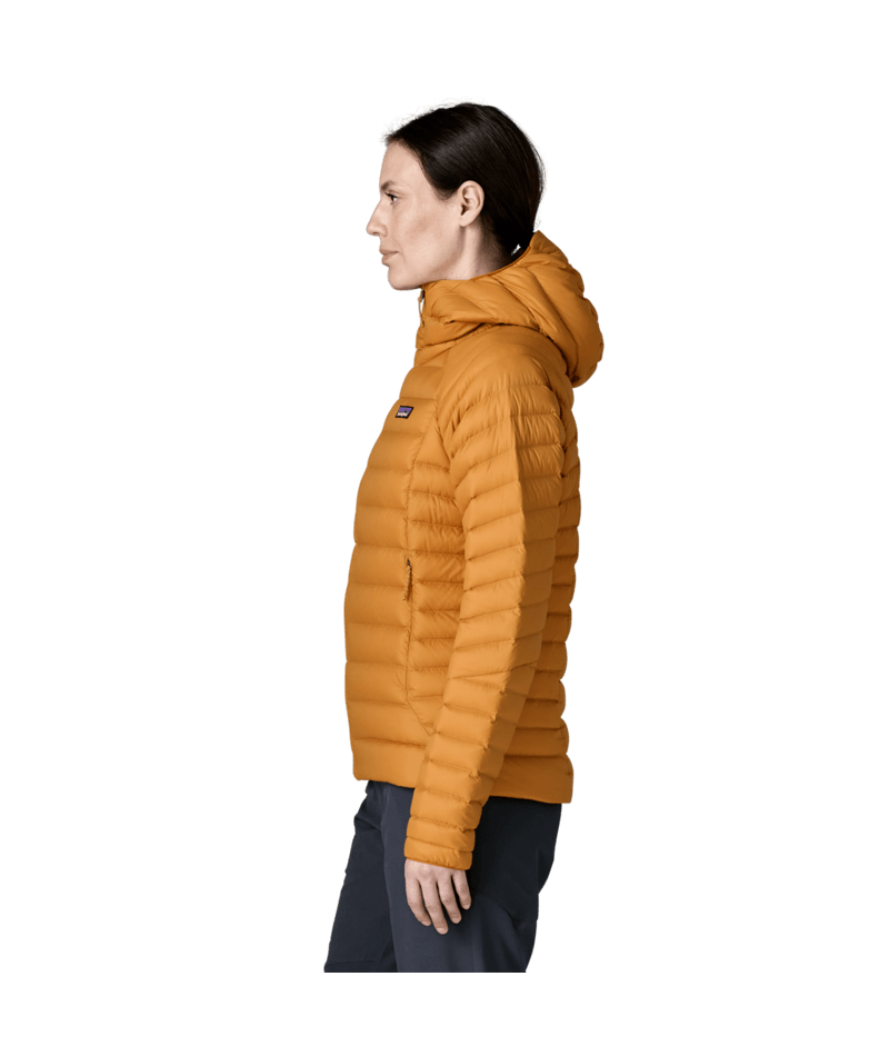 Women's Down Sweater Hoody in Cinnamon Brown | Photo 5 | Patagonia