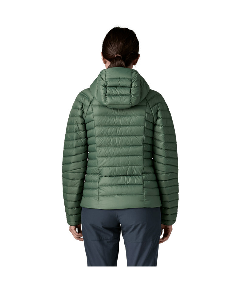 Women's Down Sweater Hoody in Canopy Green | Photo 3 | Patagonia