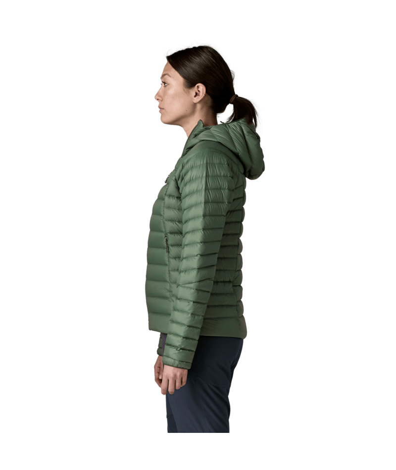 Women's Down Sweater Hoody in Canopy Green | Photo 5 | Patagonia