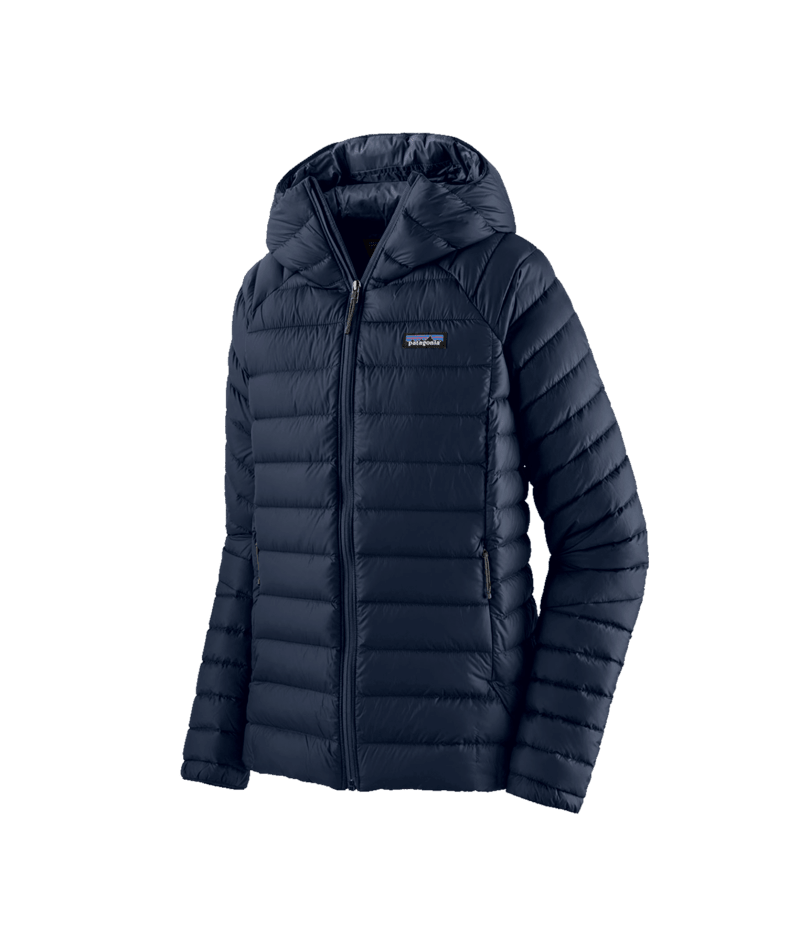 Women's Down Sweater Hoody in Smolder Blue | Photo 1 | Patagonia