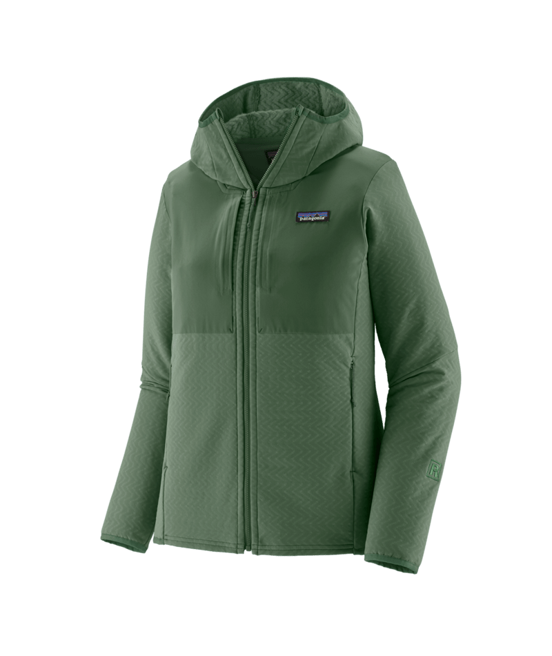 Women's R2 CrossStrata Hoody in Canopy Green | Photo 1 | Patagonia