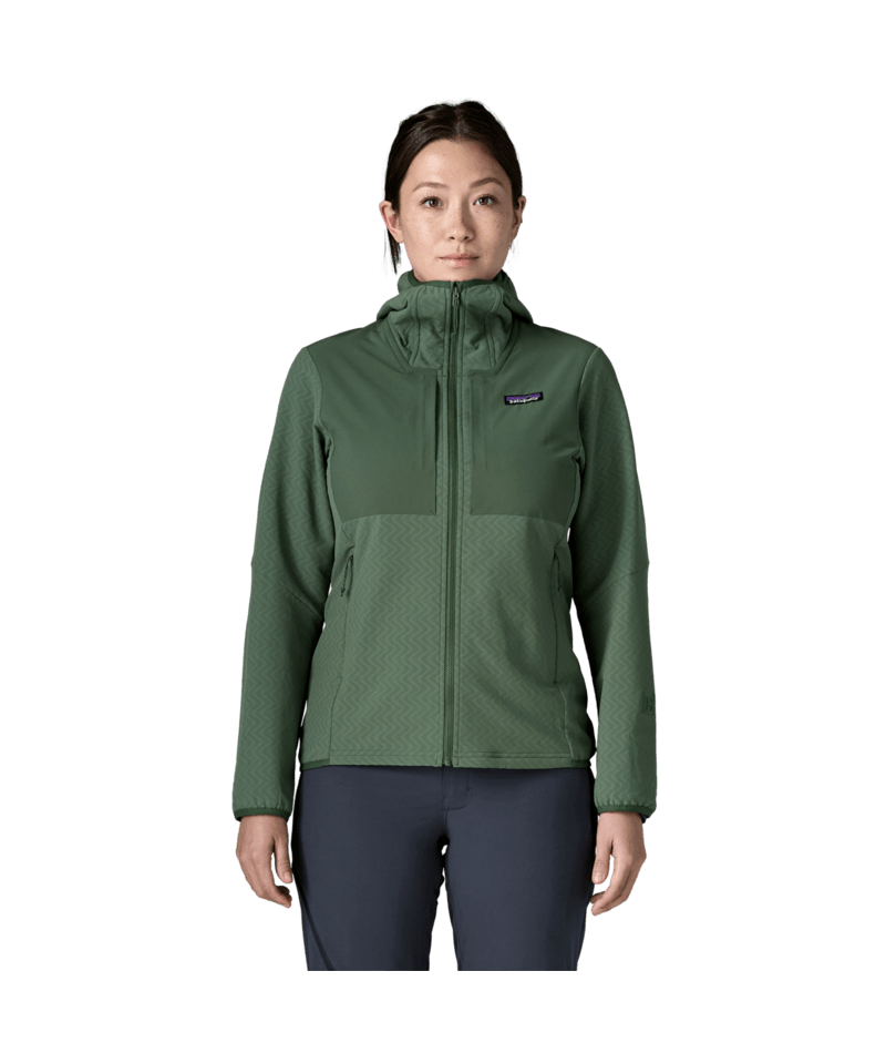Women's R2 CrossStrata Hoody in Canopy Green | Photo 2 | Patagonia