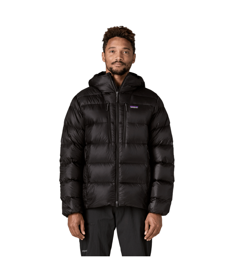 Men's Fitz Roy Down Hoody in Black | Photo 2 | Patagonia