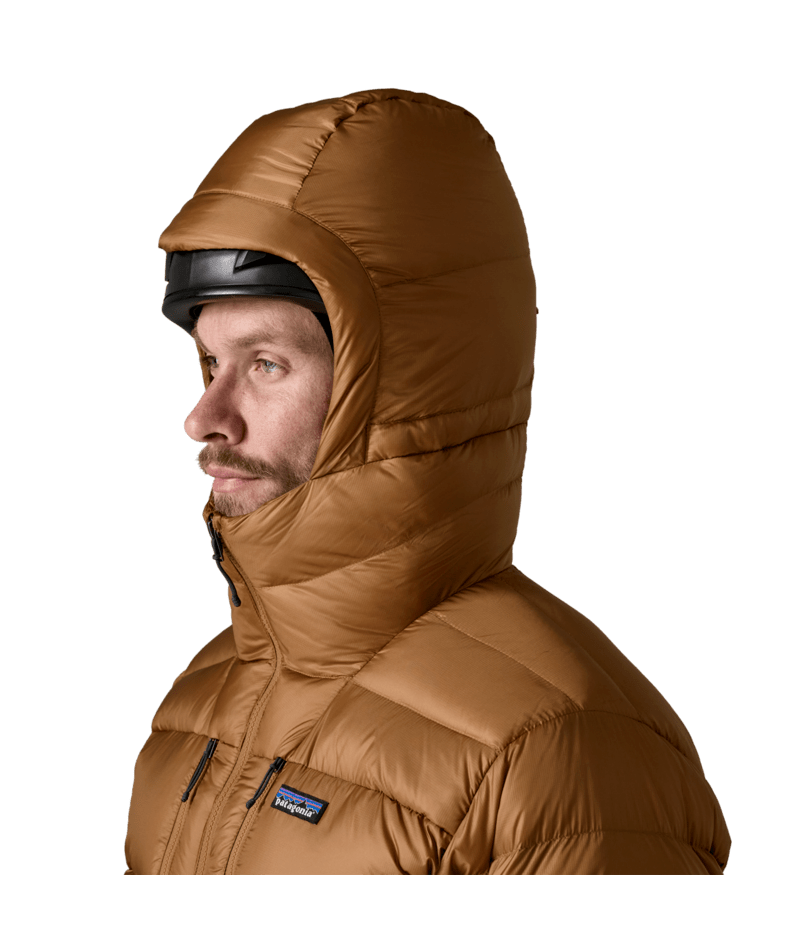 Men's Fitz Roy Down Hoody in Deer Brown | Photo 5 | Patagonia