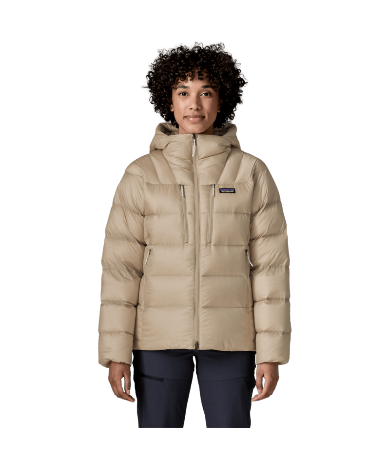 Women's Fitz Roy Down Hoody in Pumice | Photo 2 | Patagonia