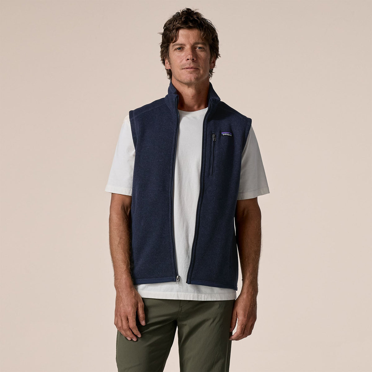 Men's Better Sweater Vest in New Navy | Photo 2 | Patagonia