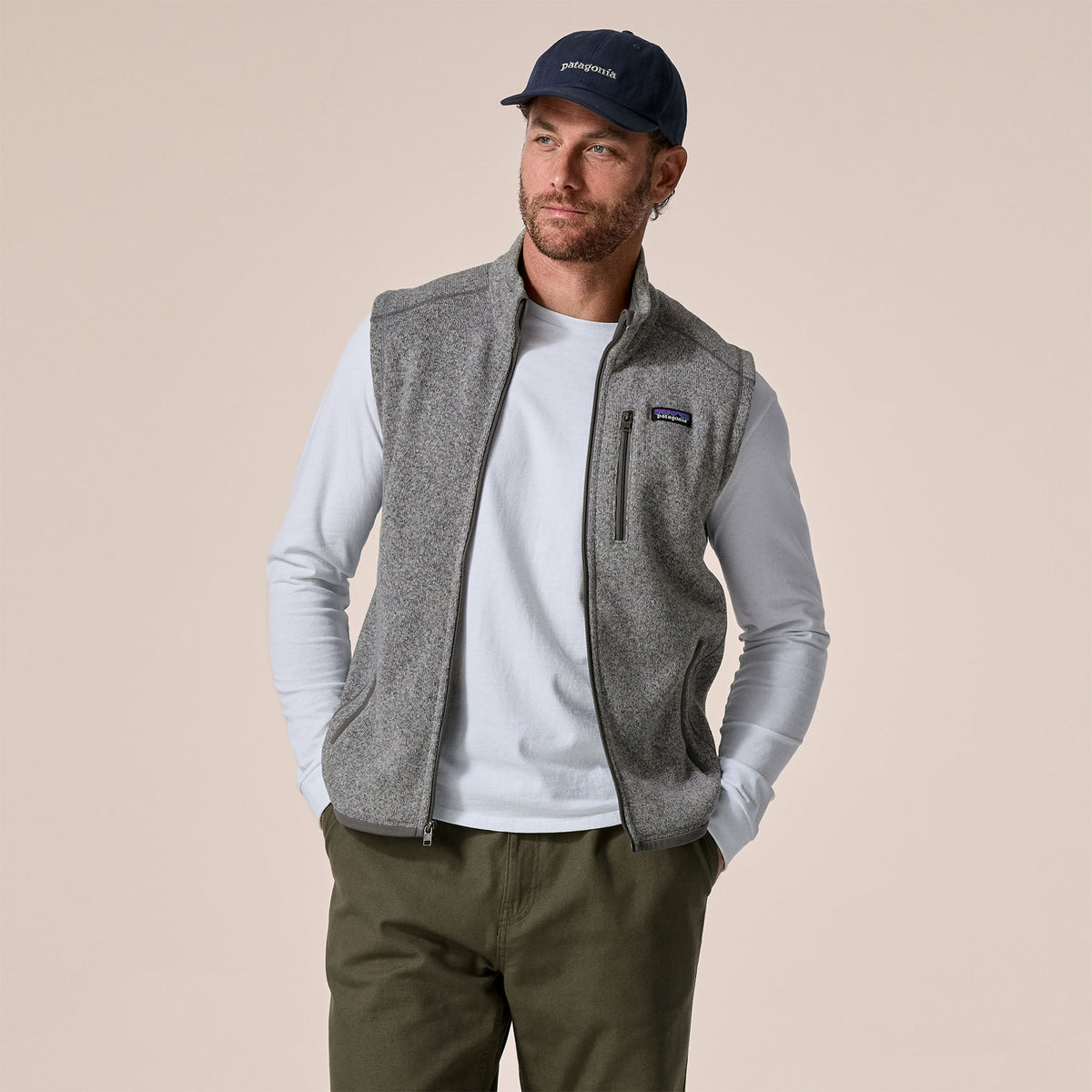 Men's Better Sweater Vest in Stonewash | Photo 2 | Patagonia