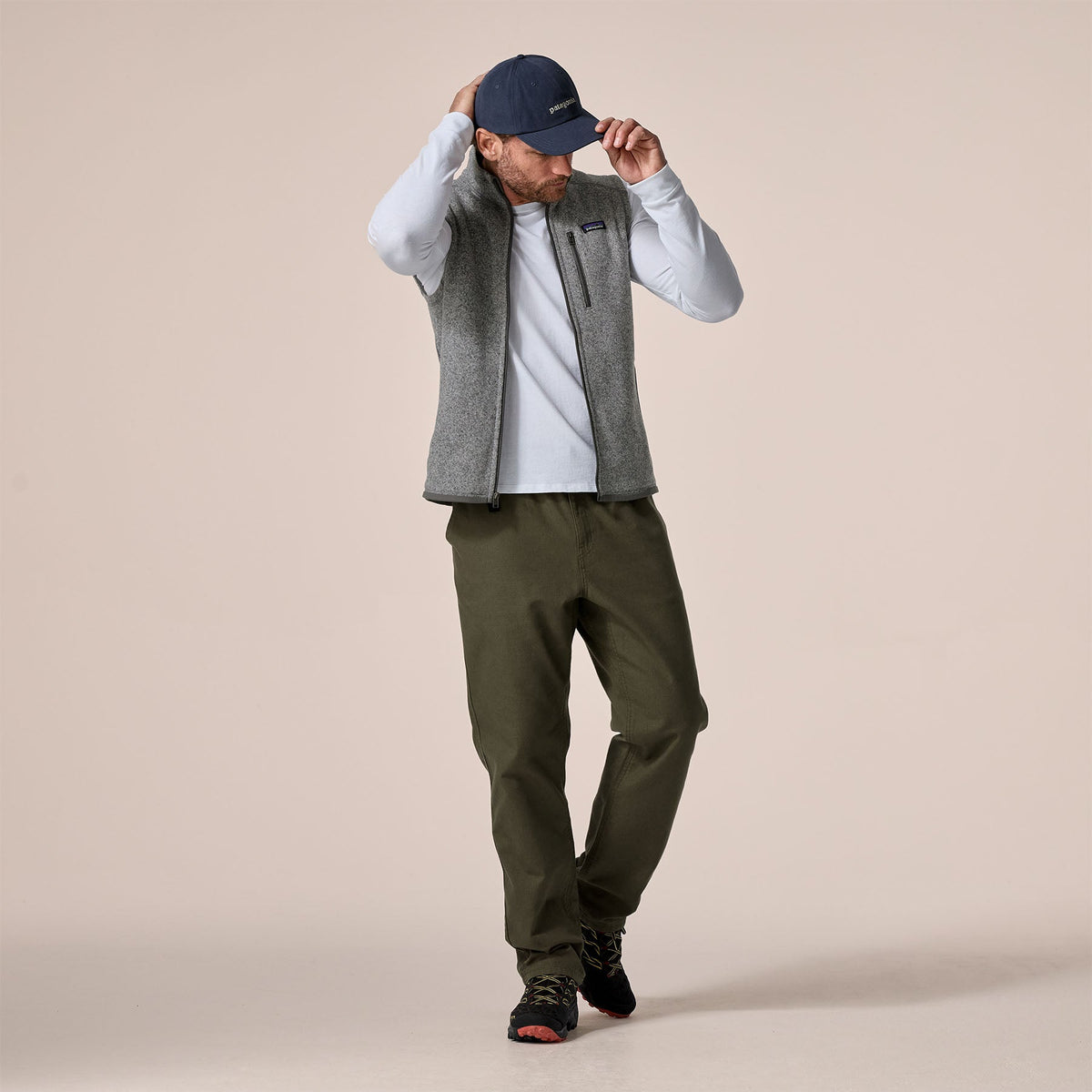 Men's Better Sweater Vest in Stonewash | Photo 4 | Patagonia