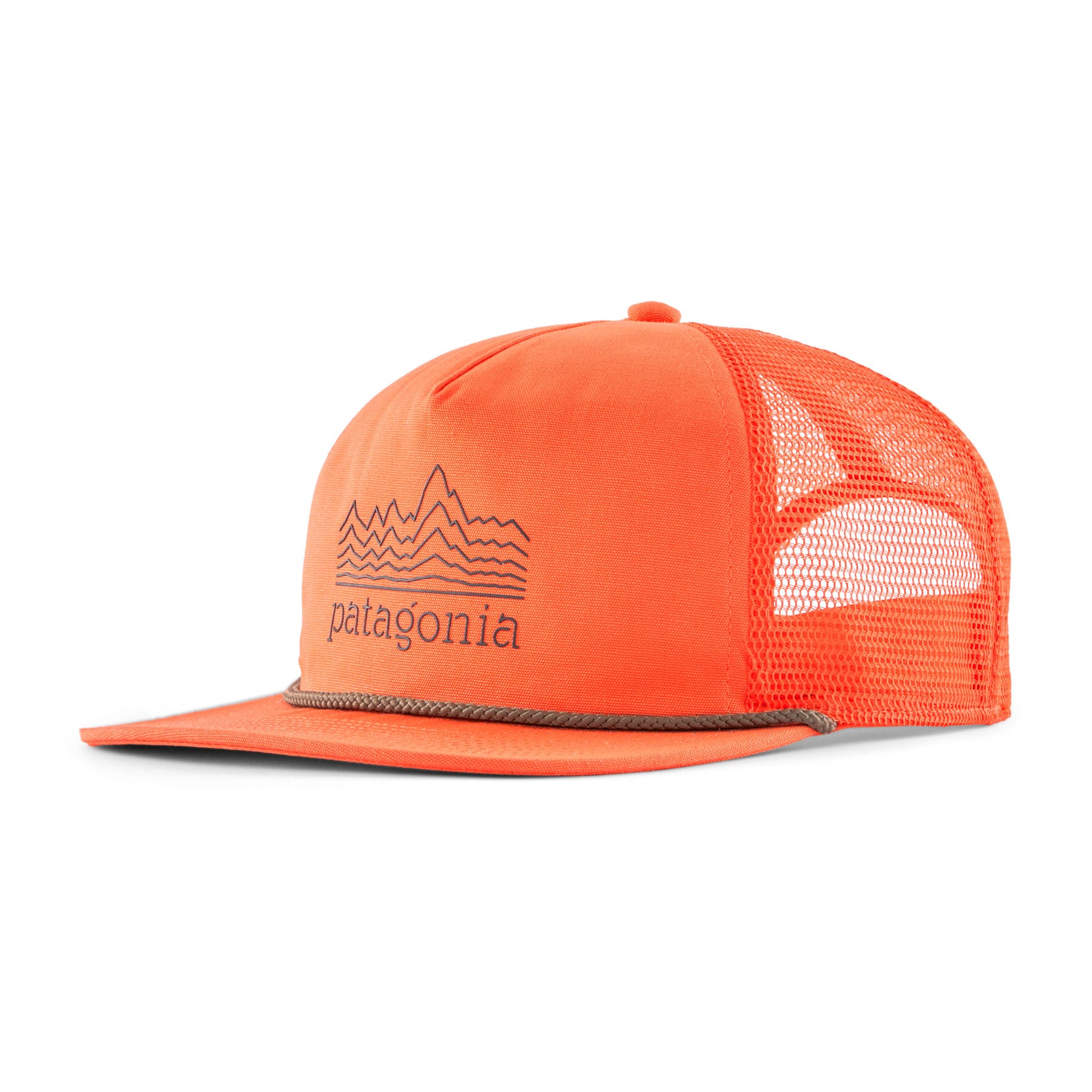 Airfarer Cap in Strata Stencil: Orange Peel | Patagonia Bend
