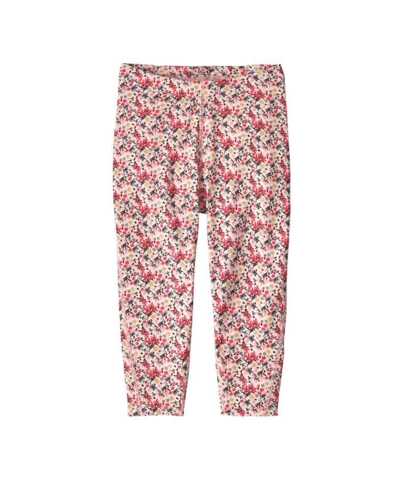 Baby Cap Midweight Bottoms in Little Isla: Mallow Pink | Patagonia Bend