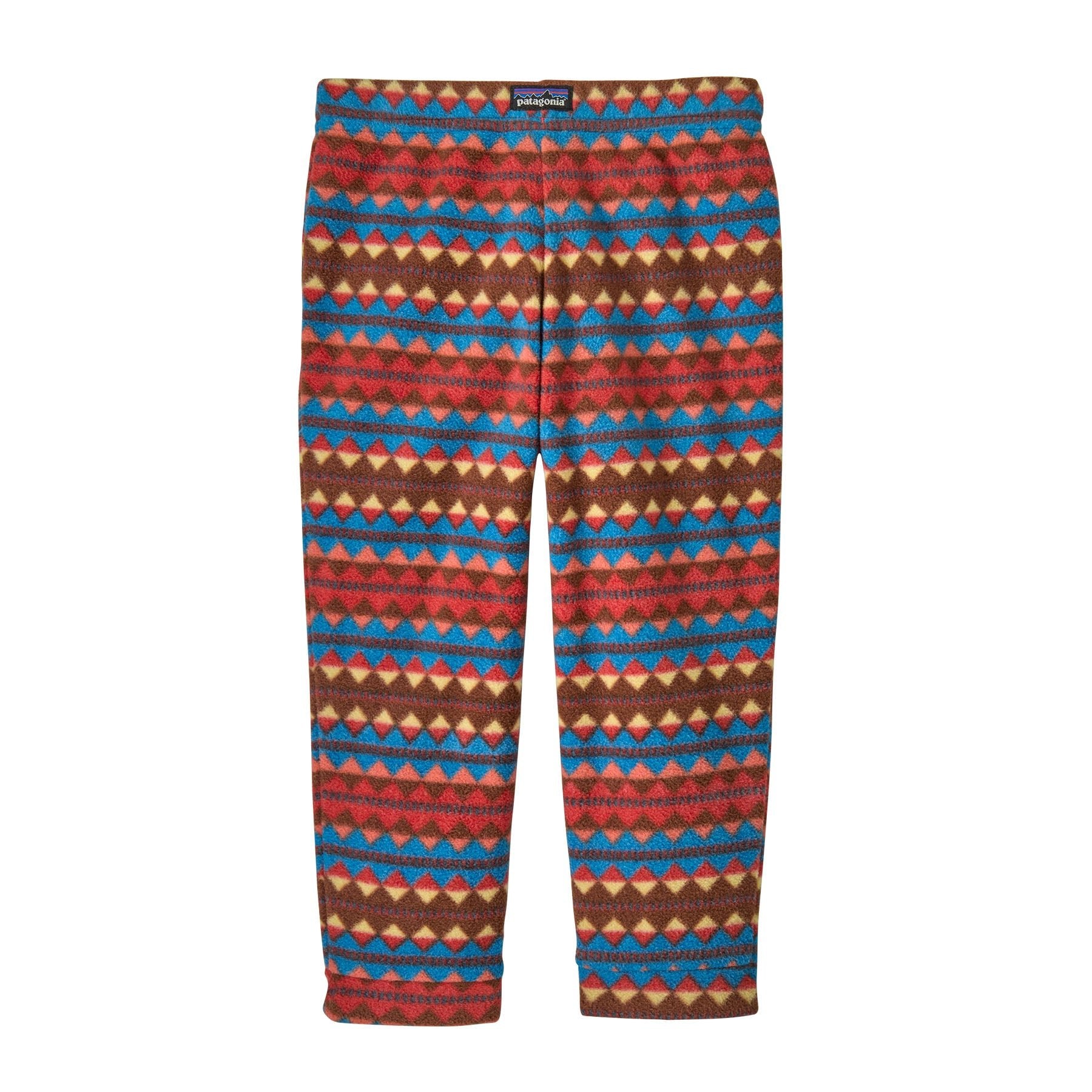 Baby Micro D Bottoms in Diamond Stripe: Sizzle Red | Patagonia Bend