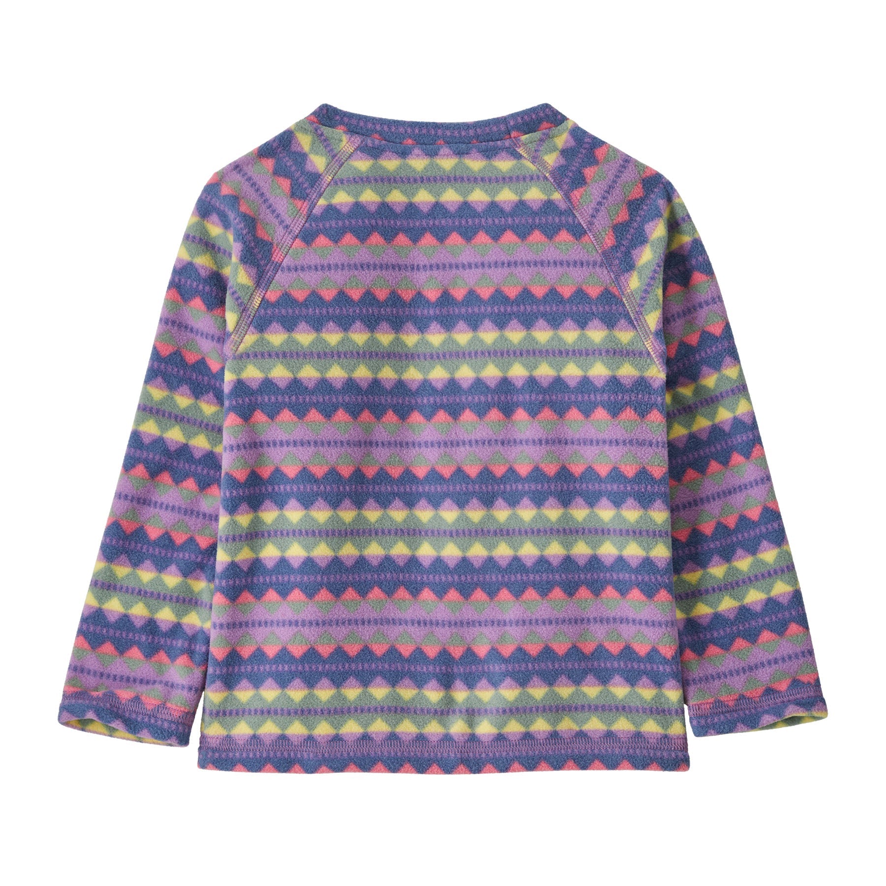 Baby Micro D Crew in Diamond Stripe: Brisk Purple | Patagonia Bend