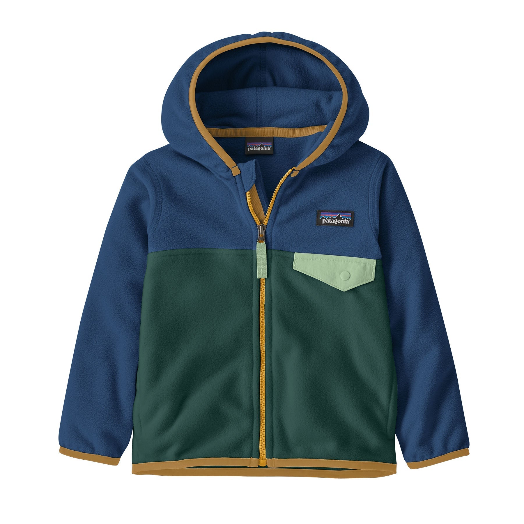 Baby Micro D Snap - T Jacket in Cascade Green | Patagonia Bend