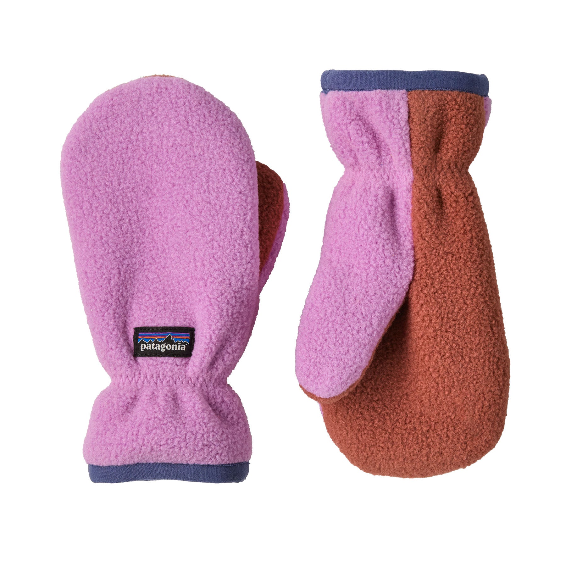 Baby Pita Pocket Mittens in Brisk Purple | Patagonia Bend