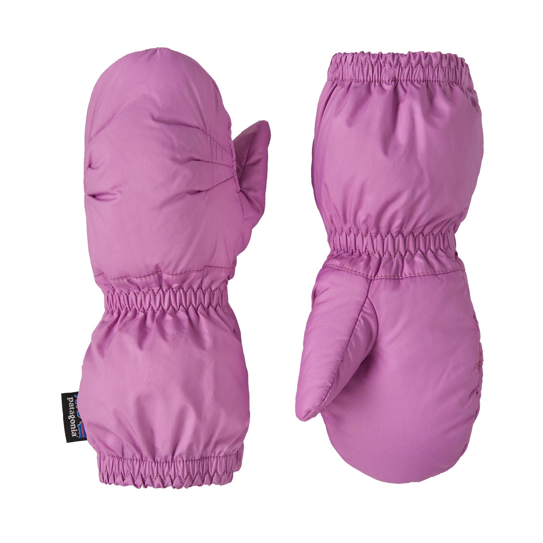 Baby Puff Mitts in Brisk Purple | Patagonia Bend
