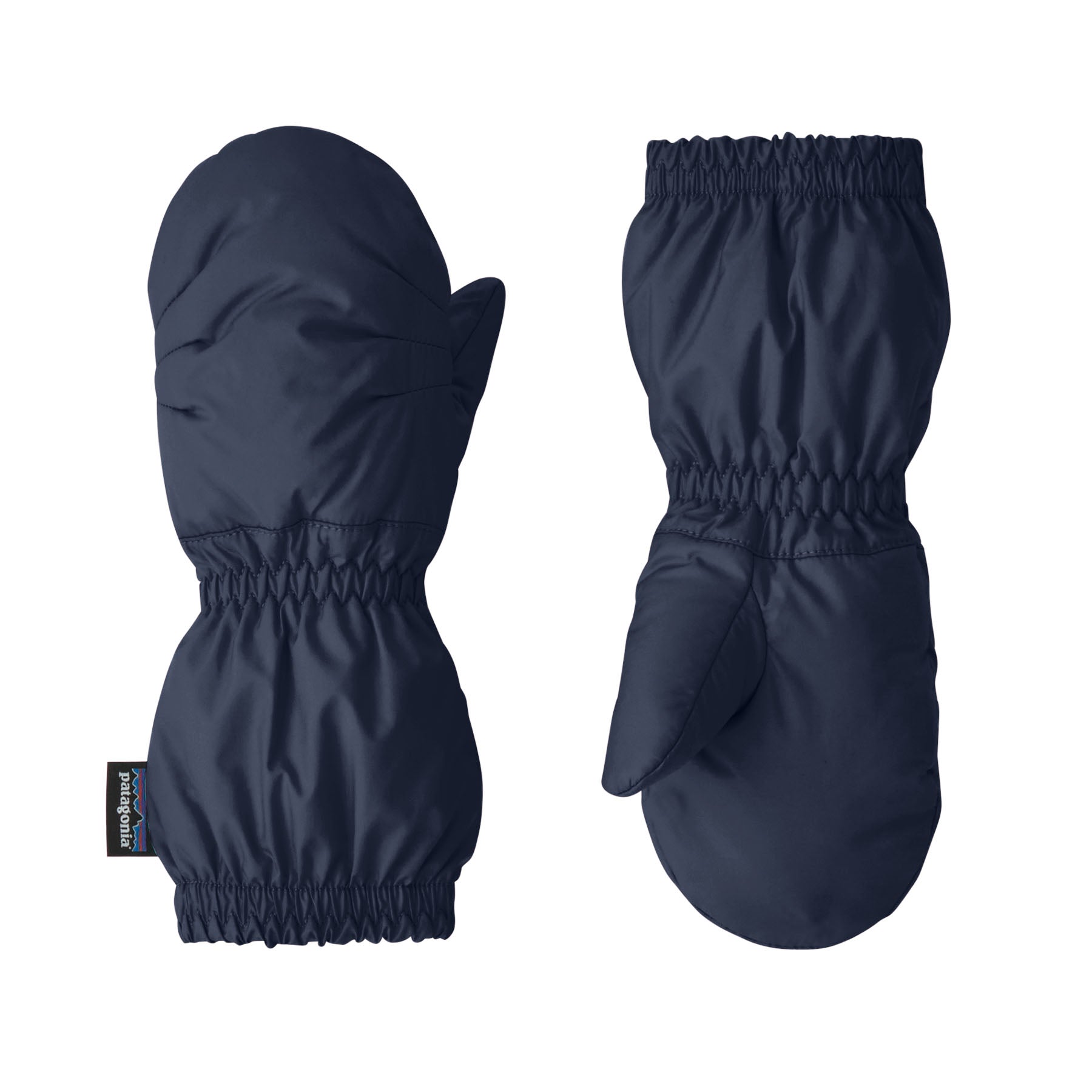 Baby Puff Mitts in New Navy | Patagonia Bend