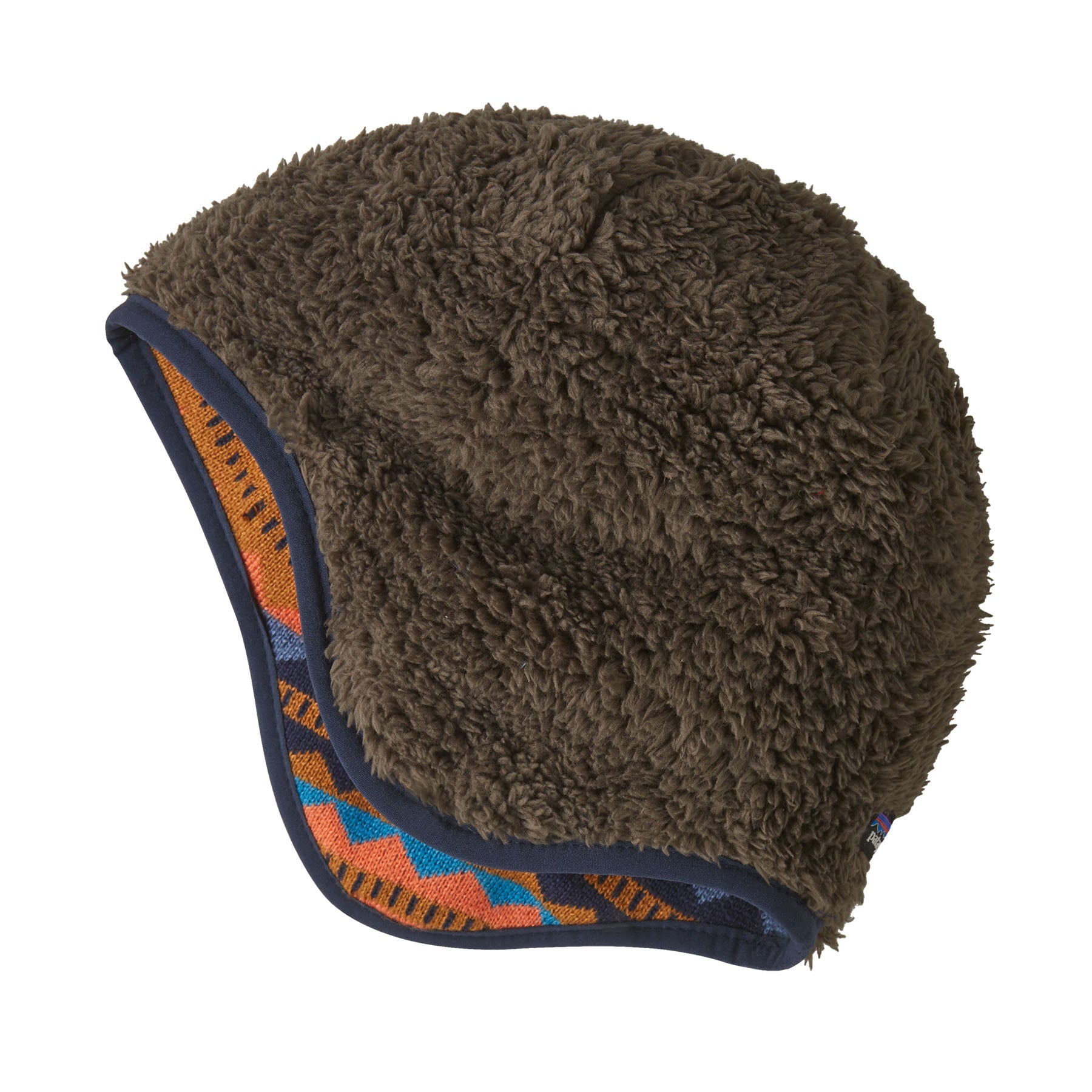 Baby Reversible Beanie in Diamond Stripe: Talon Gold | Patagonia Bend