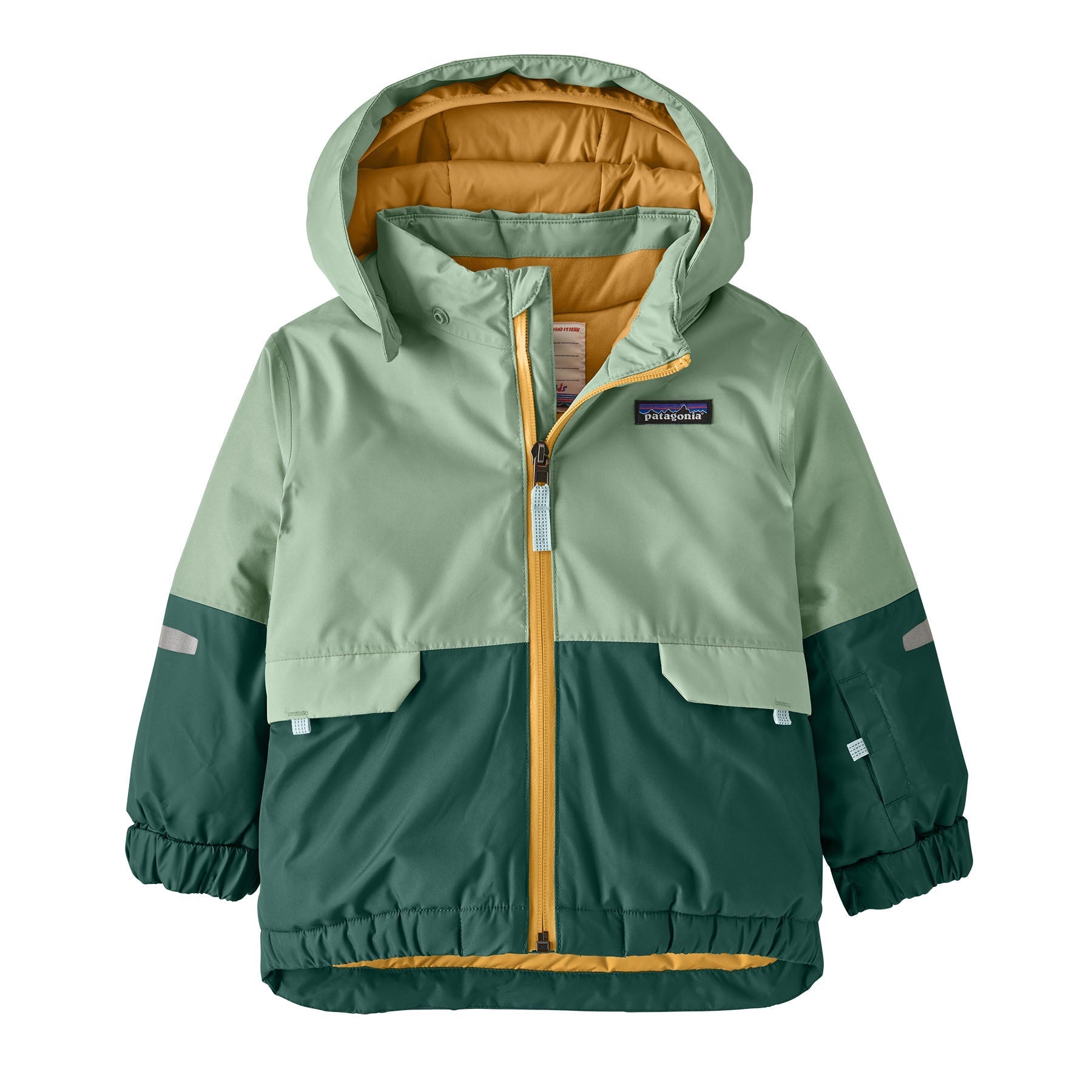 Baby Snow Pile Jacket in Ellwood Green | Patagonia Bend