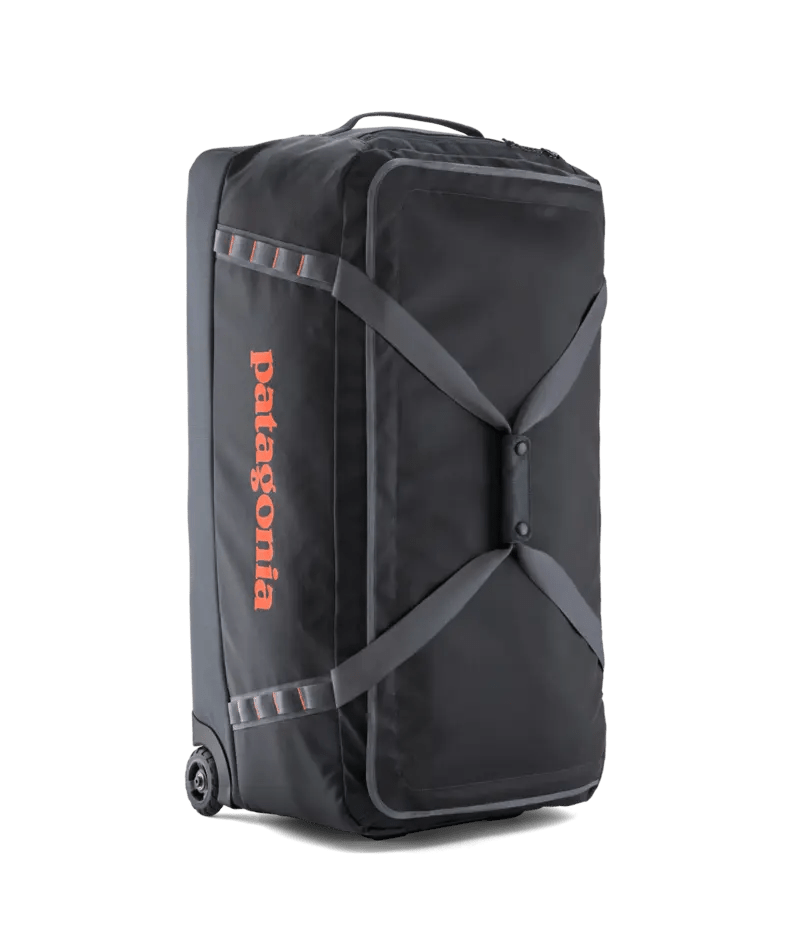 Black Hole Wheeled Duffel 100L in Smolder Blue | Patagonia Bend