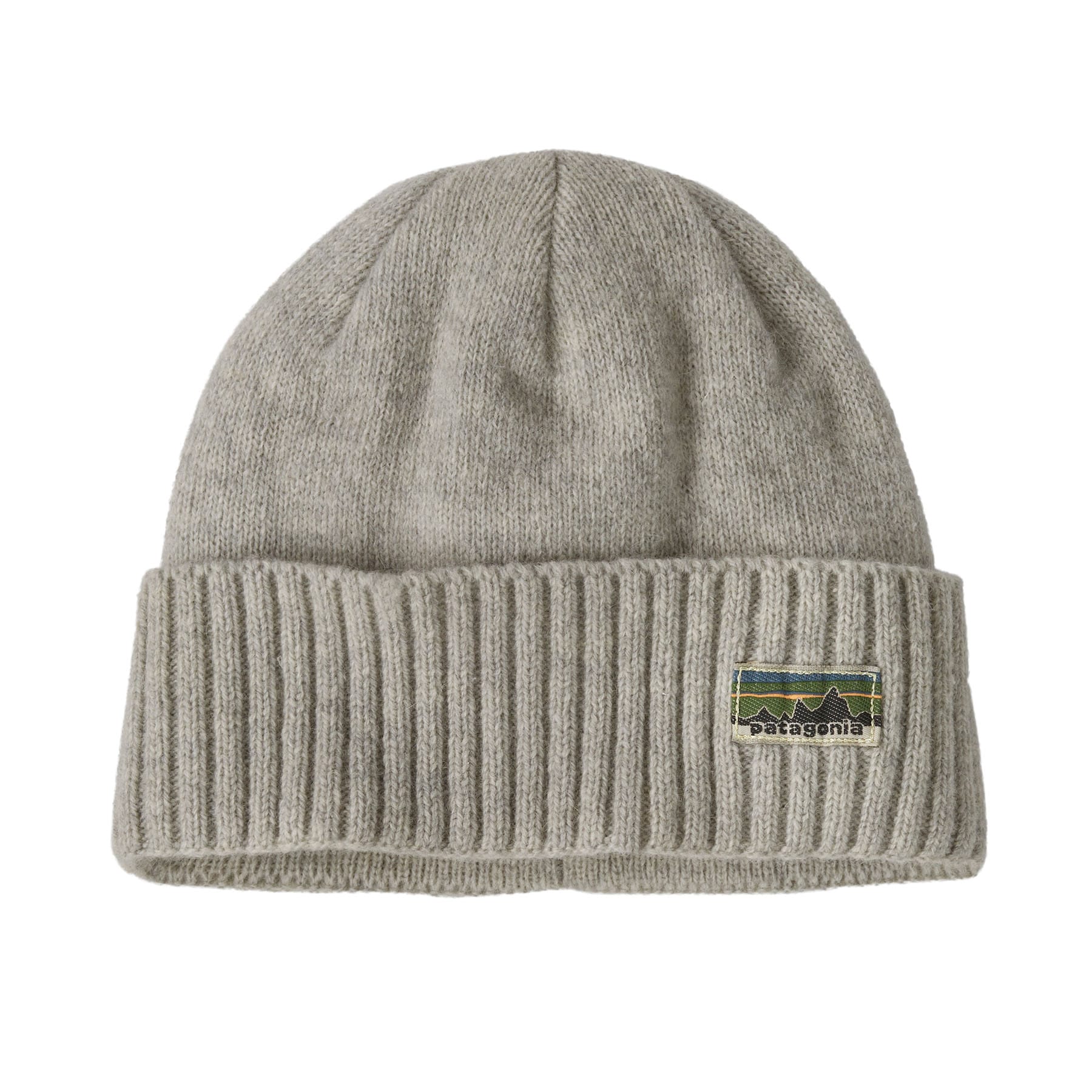 Brodeo Beanie in OG Legacy Label: Crisp Grey | Patagonia Bend