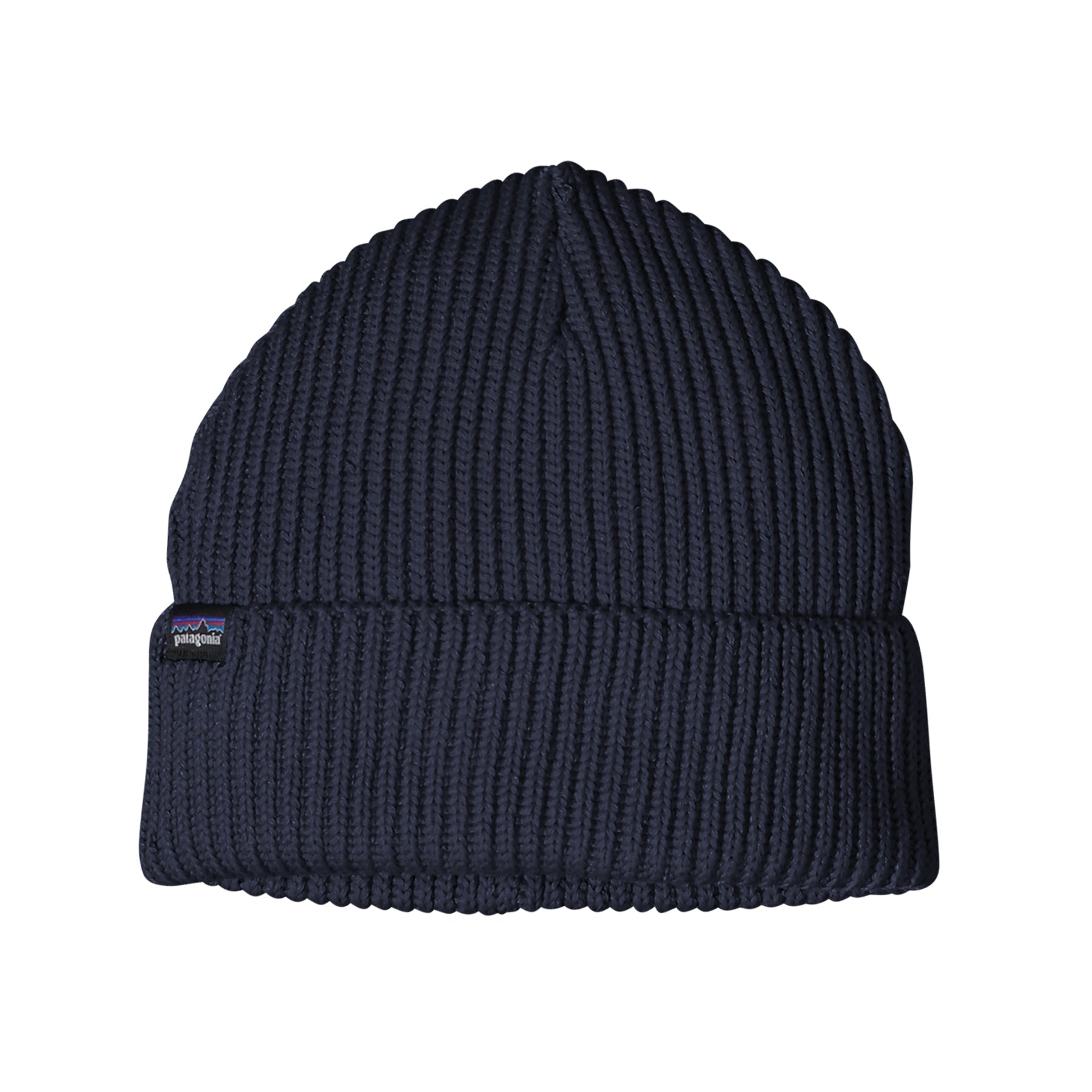 Fishermans Rolled Beanie in Navy Blue | Patagonia Bend