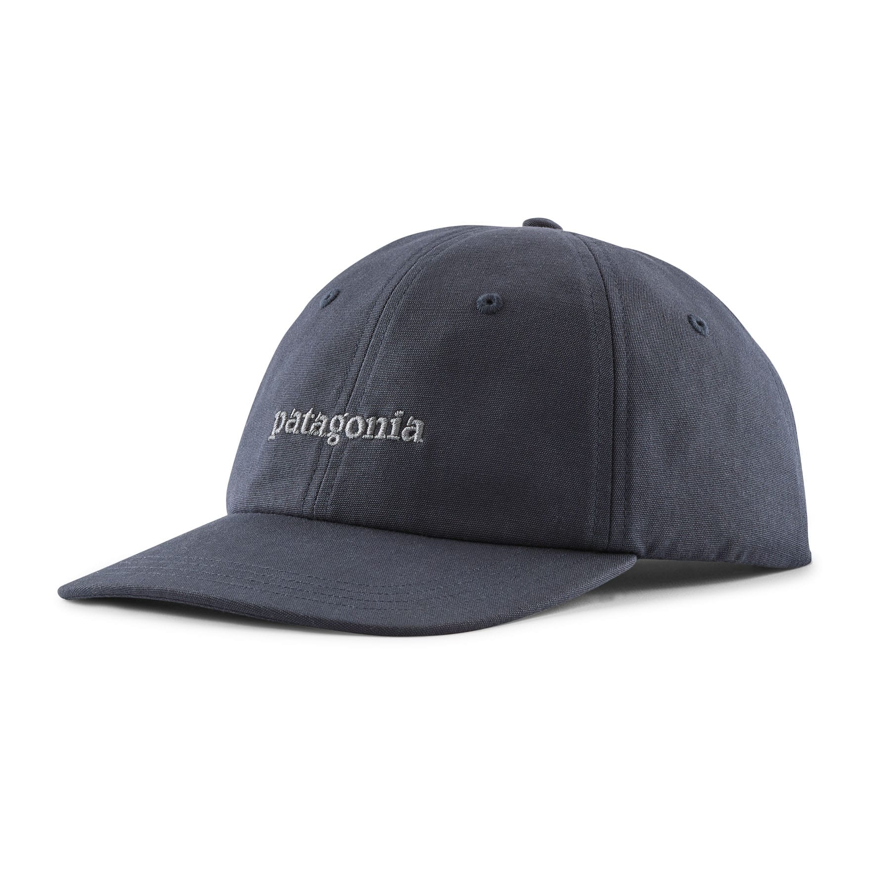 Fitz Roy Icon Trad Cap in Text Logo: Smolder Blue | Patagonia Bend