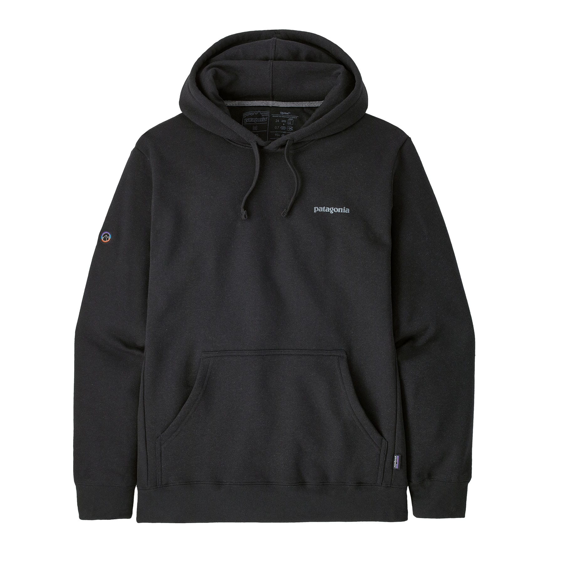Fitz Roy Icon Uprisal Hoody in Ink Black | Patagonia Bend