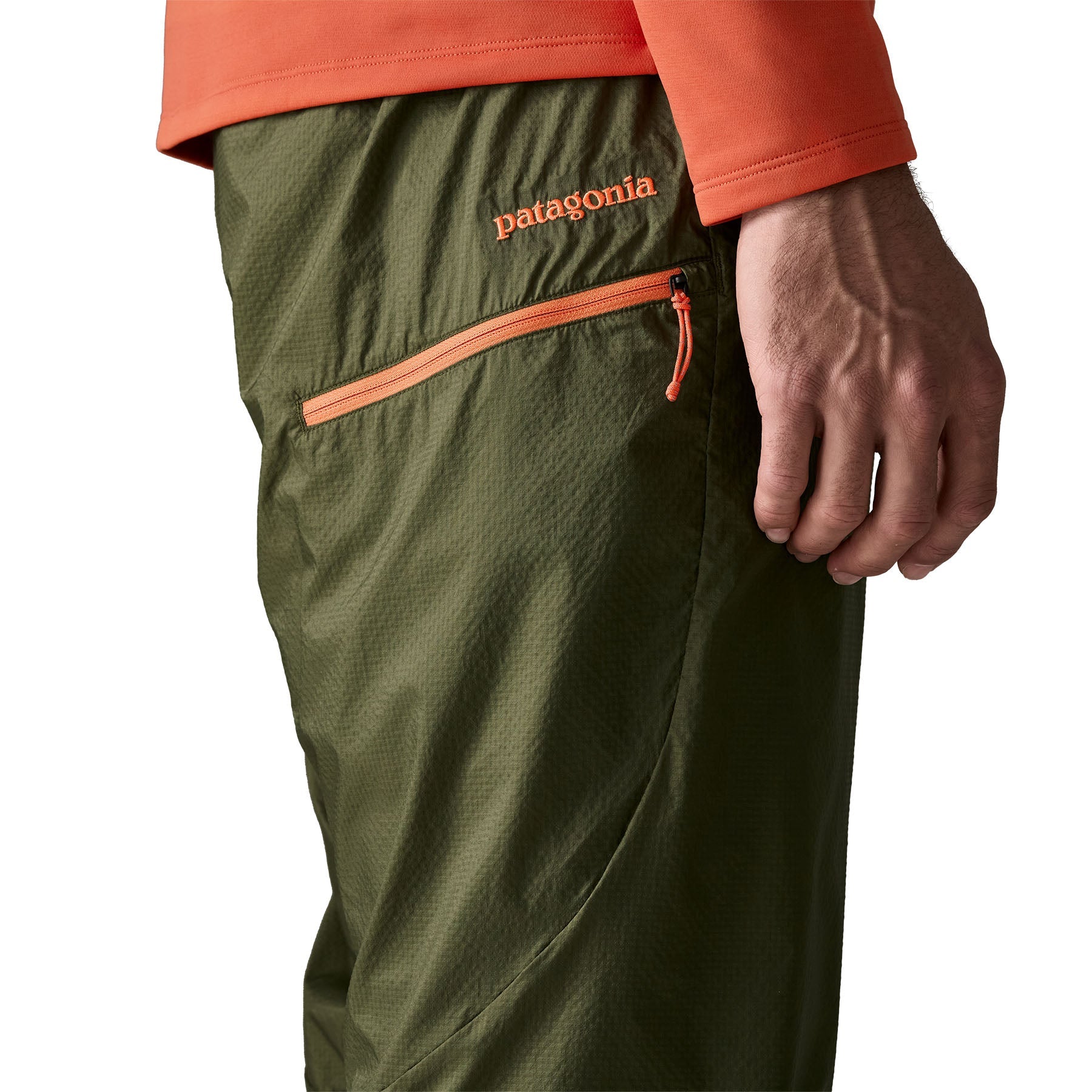 Houdini Rock Pants in Basin Green | Patagonia Bend