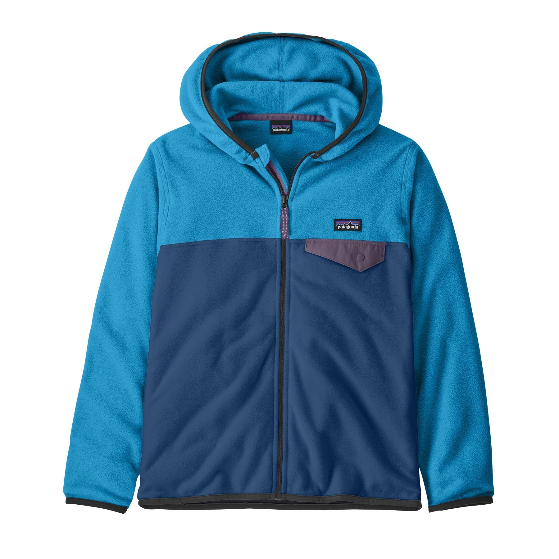 Kid's Micro D Snap - T Jacket in Clement Blue | Patagonia Bend