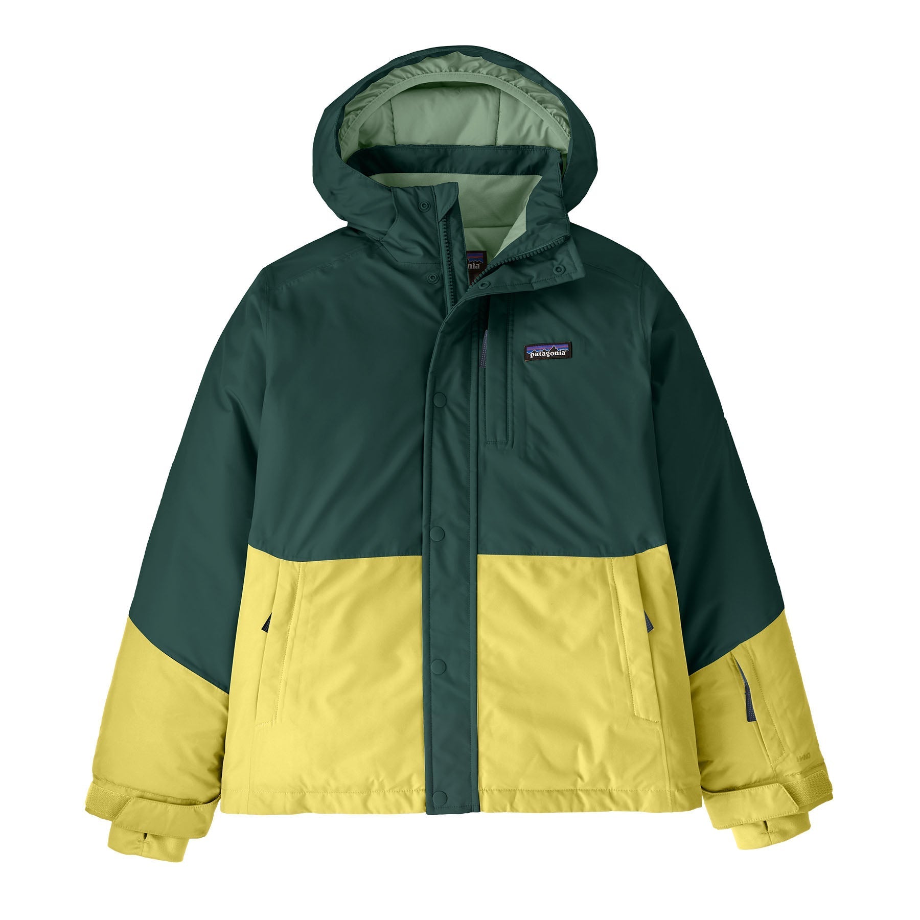 Kid's Powder Town Jacket in Cascade Green | Patagonia Bend