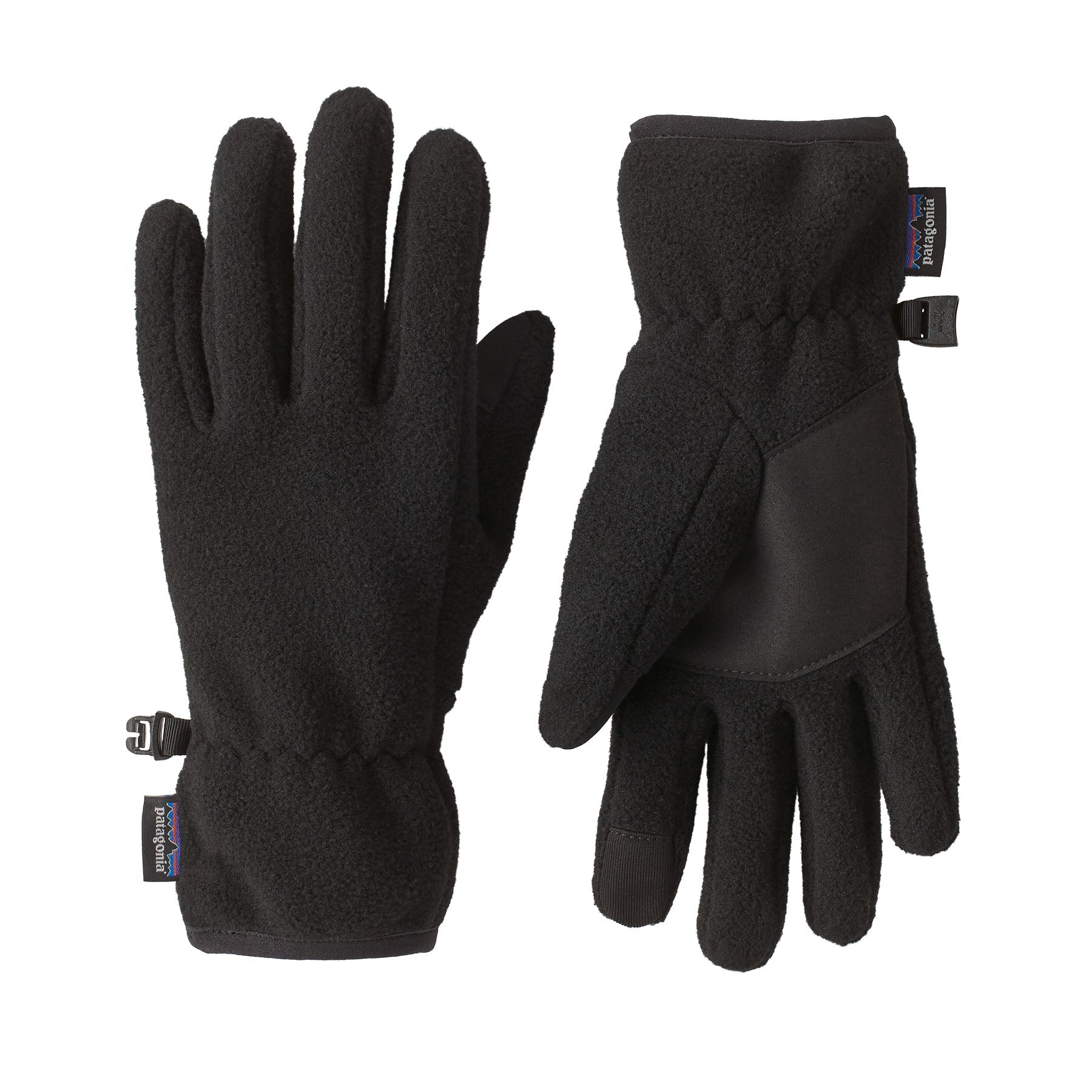Kid's Synchilla Gloves in Black Solid | Patagonia Bend