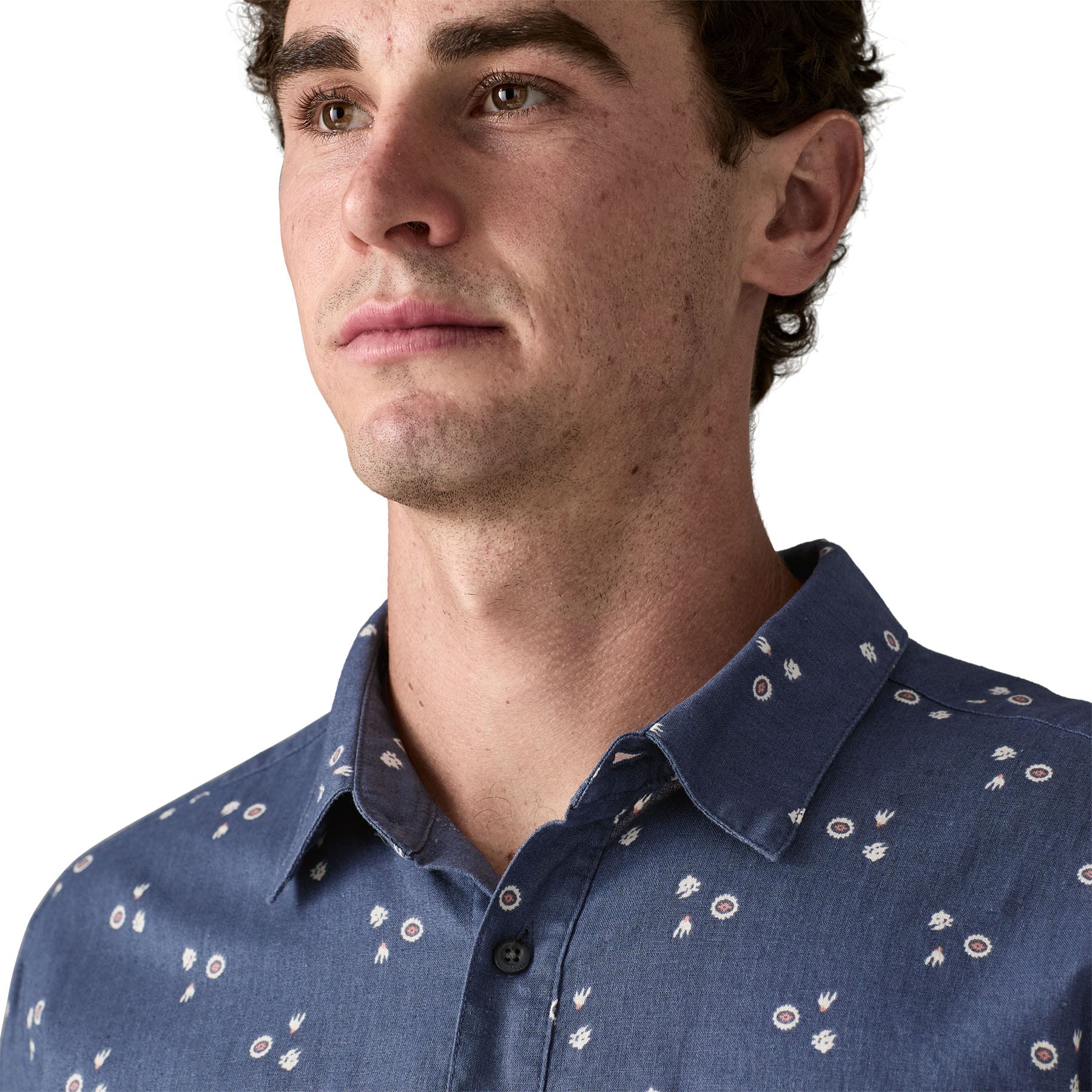 Men's Back Step Shirt in Bouquet: Dolomite Blue | Patagonia Bend