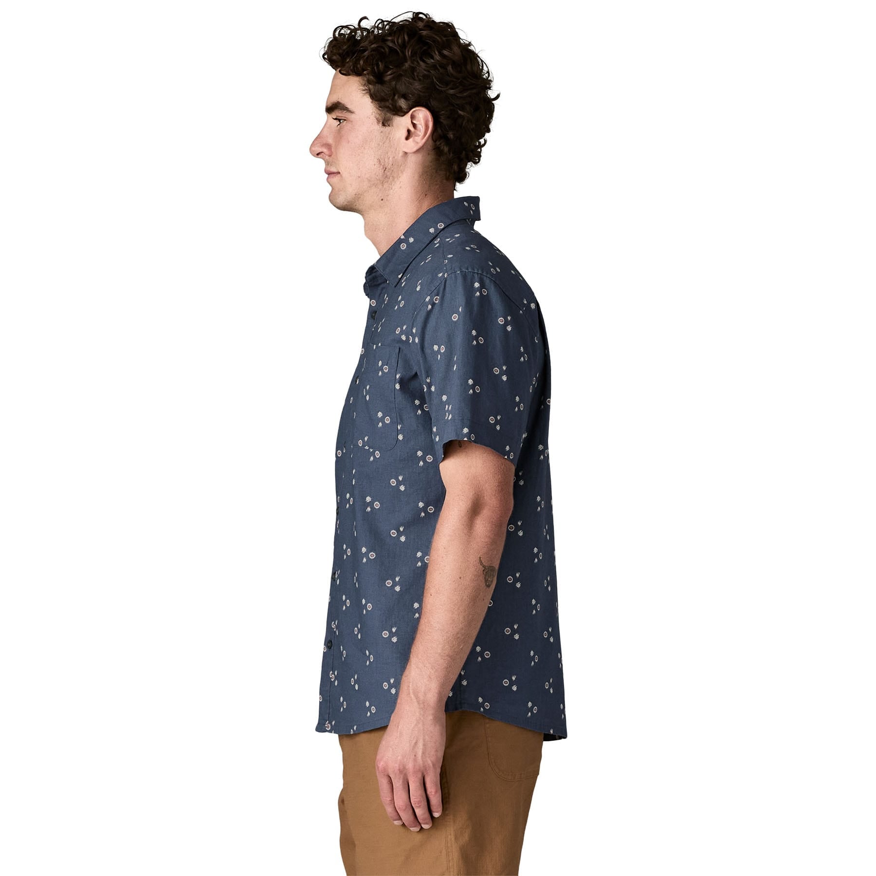Men's Back Step Shirt in Bouquet: Dolomite Blue | Patagonia Bend