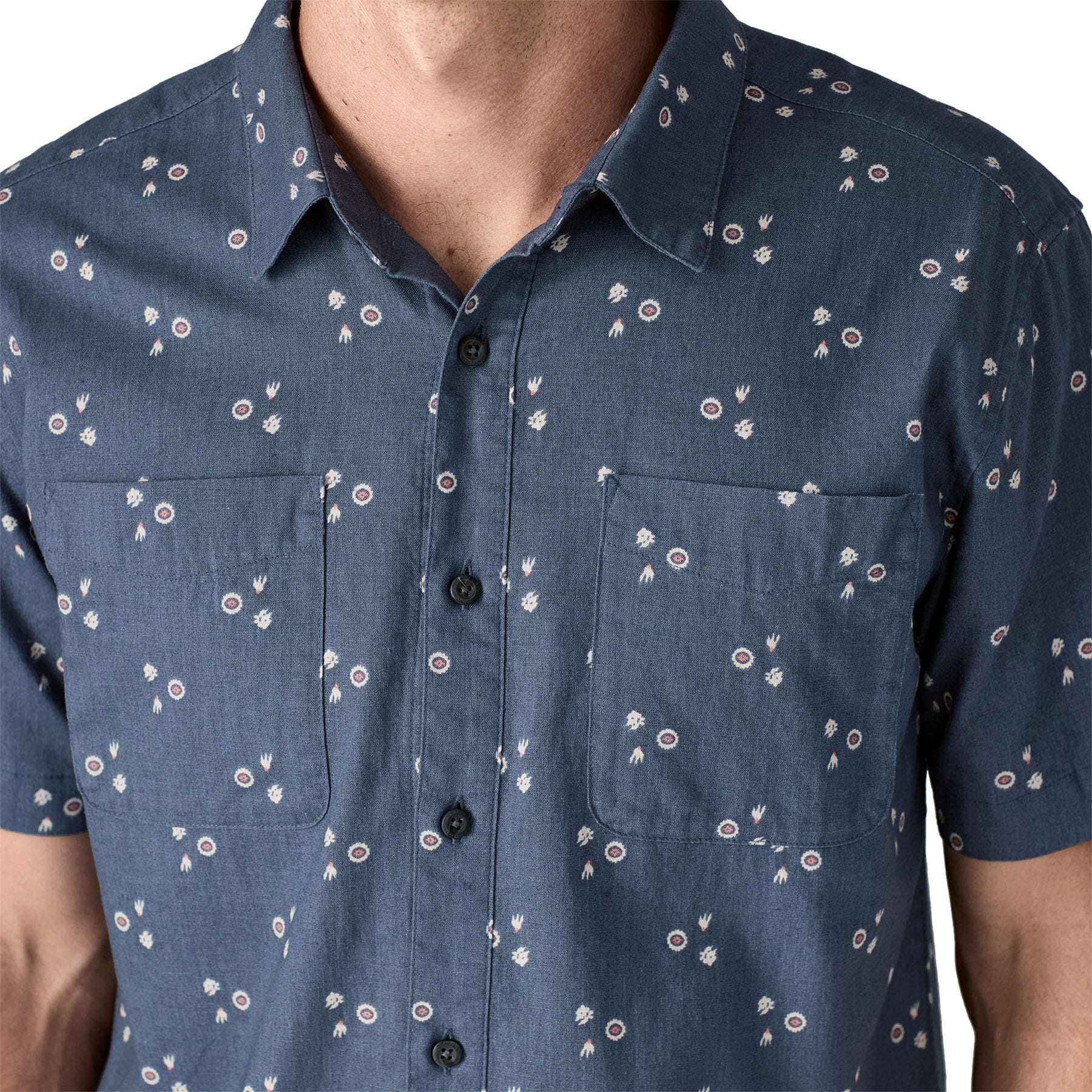Men's Back Step Shirt in Bouquet: Dolomite Blue | Patagonia Bend