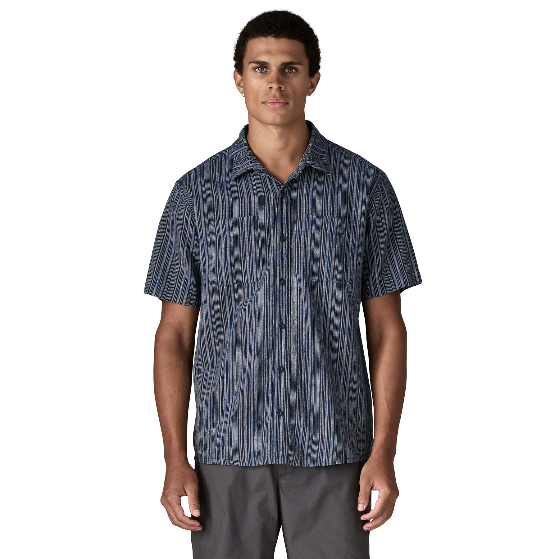 Men's Back Step Shirt in Bouquet: Dolomite Blue | Patagonia Bend