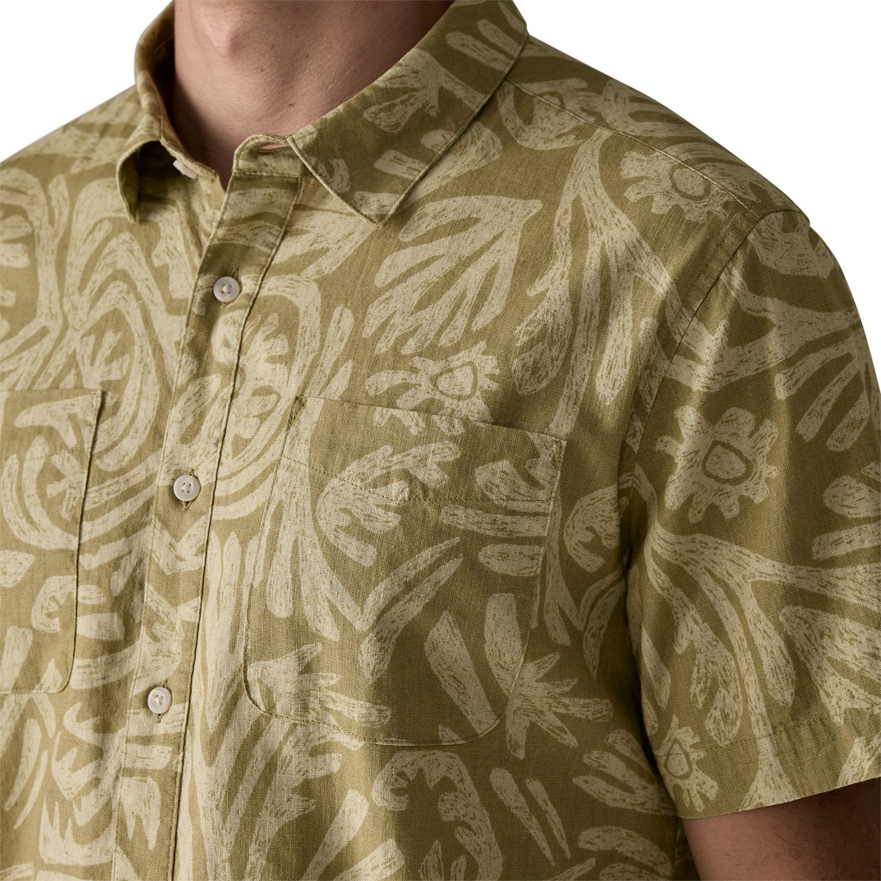 Men's Back Step Shirt in Earthen: Weathered Stone | Patagonia Bend
