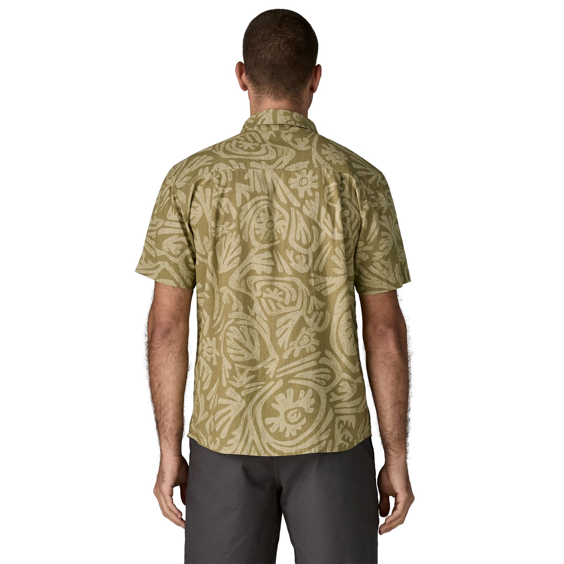 Men's Back Step Shirt in Earthen: Weathered Stone | Patagonia Bend