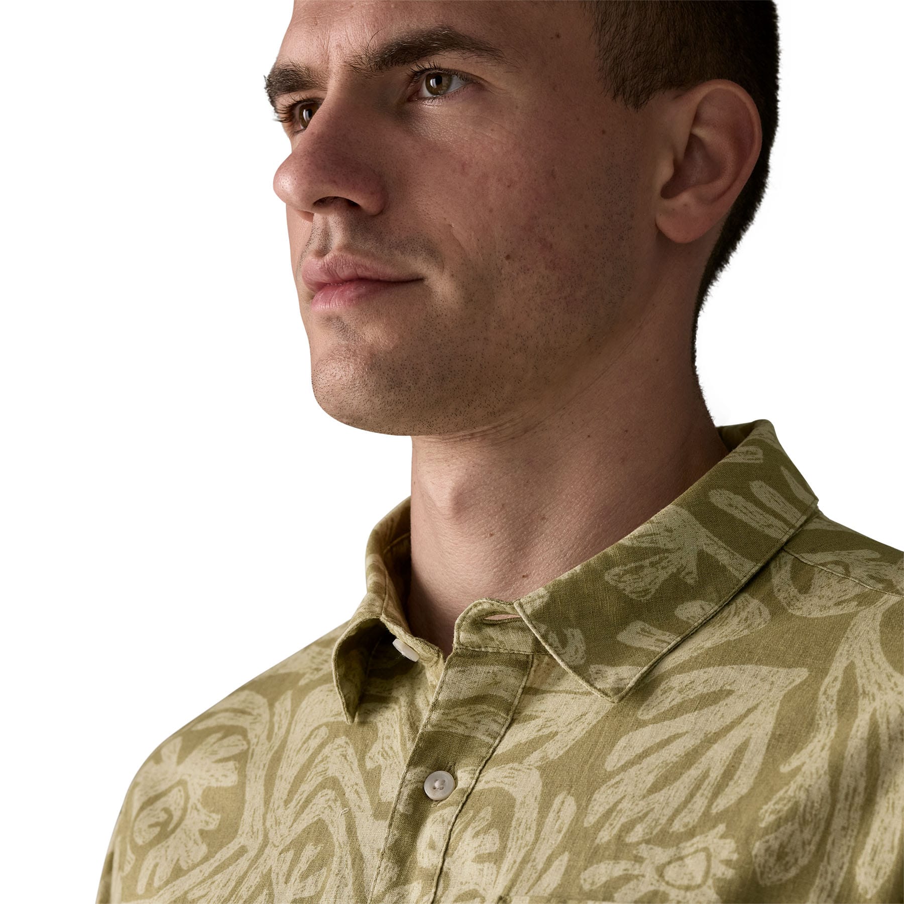 Men's Back Step Shirt in Earthen: Weathered Stone | Patagonia Bend