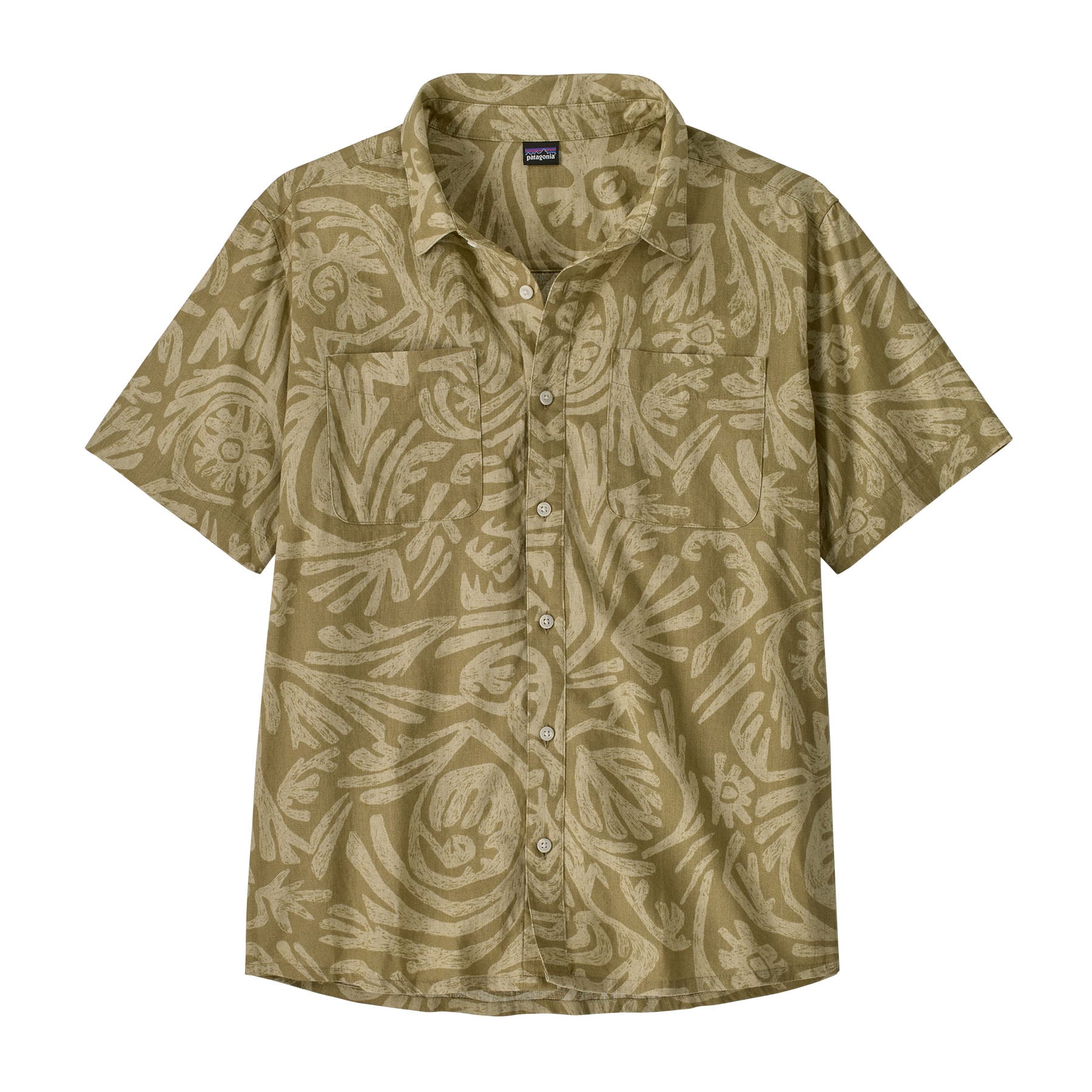 Men's Back Step Shirt in Earthen: Weathered Stone | Patagonia Bend