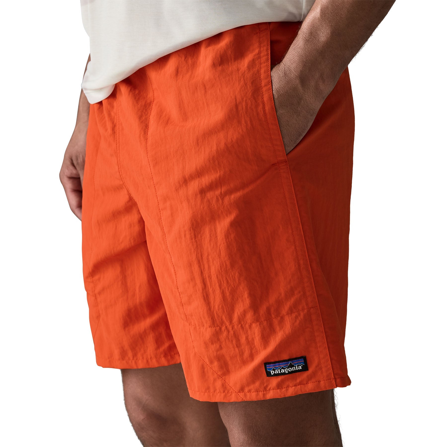 Men's Baggies™ Longs - 7 in. in Coal Orange | Patagonia Bend
